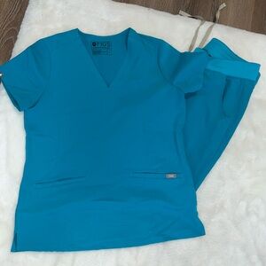 Figs scrub set - original teal